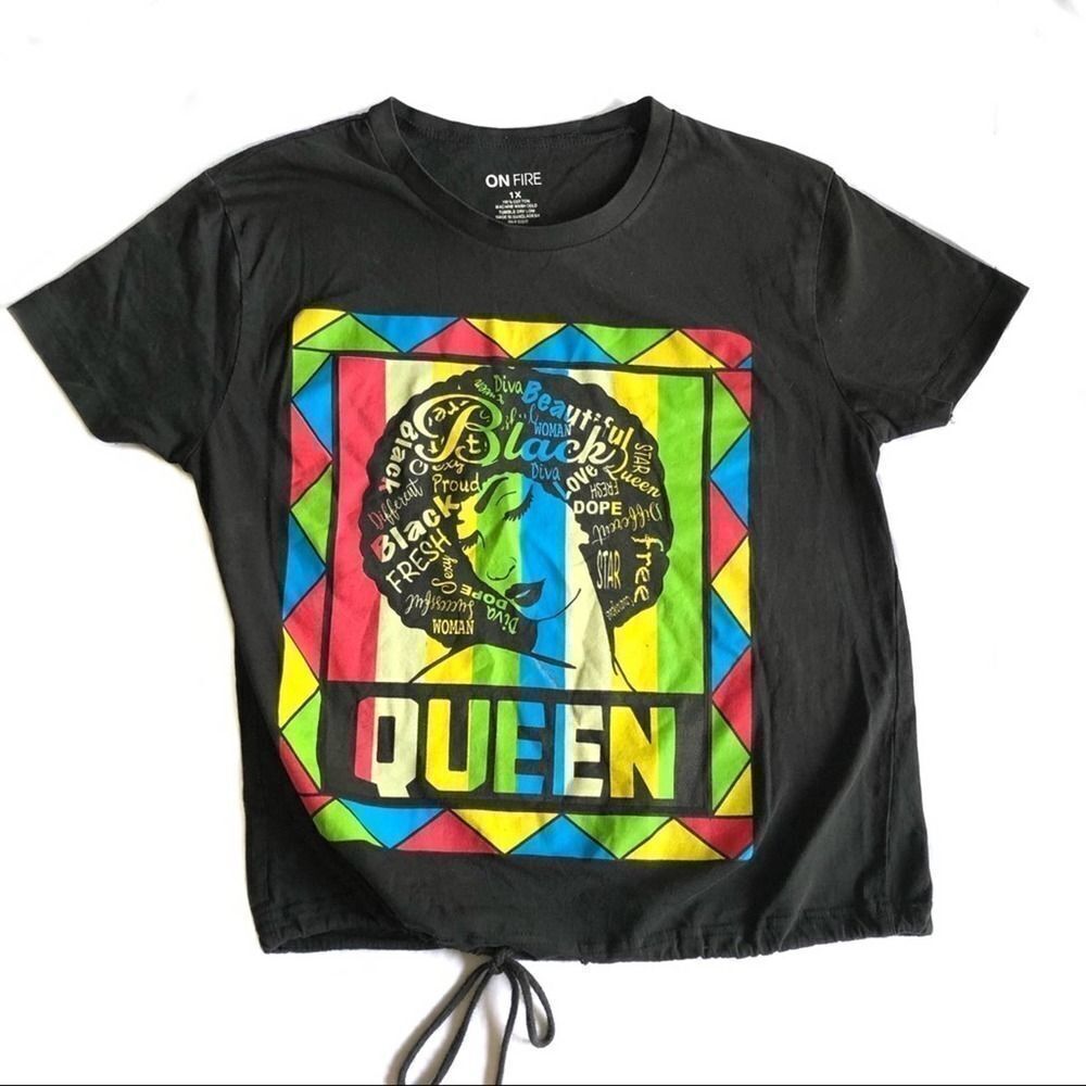 BLM protest graphic tee “Black Queen”